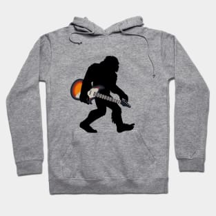 bigfoot love guitar Hoodie